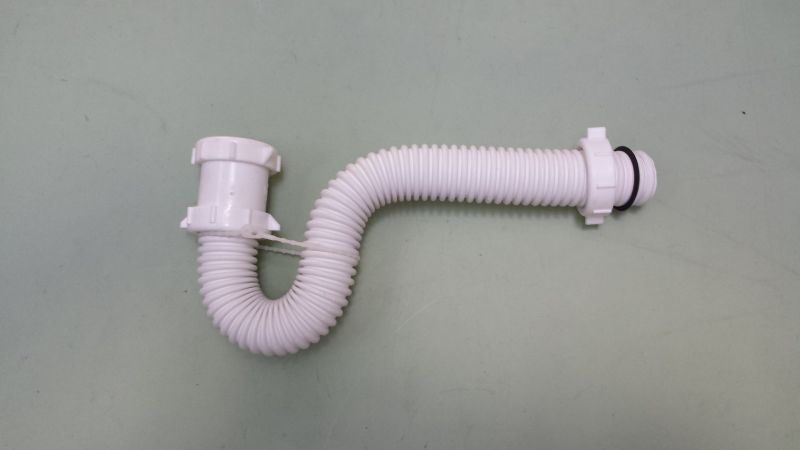 VTD Pedicure Spa P-Trap – Flexible PVC Drain Pipe For 1-3/4 And 1-1/2 Overflow Lines